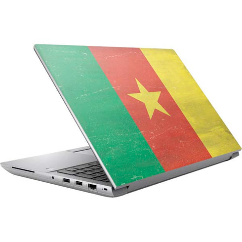 Cameroon Flag Distressed HP ZBook Fury 16 G10 Skin